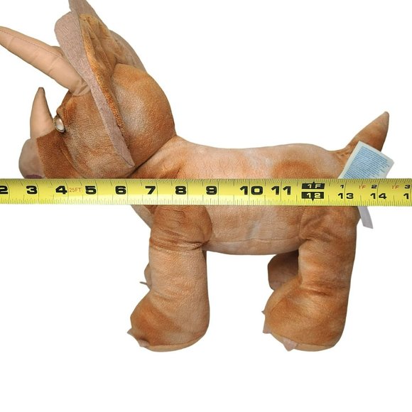 Build A Bear Workshop BAB Triceratops Brown Plush Dinosaur 14” Stuffed Animal - Picture 5 of 8